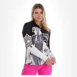 CMP, 31L0826 Skipully Dames Wit, Zwart 10 CMP, 31L0826 Skipully Dames Wit, Zwart -Ski-Jassen Winkel cmp 31l0826 ga ski pully dames wit zwart 22cmpxx111v1 BI 04