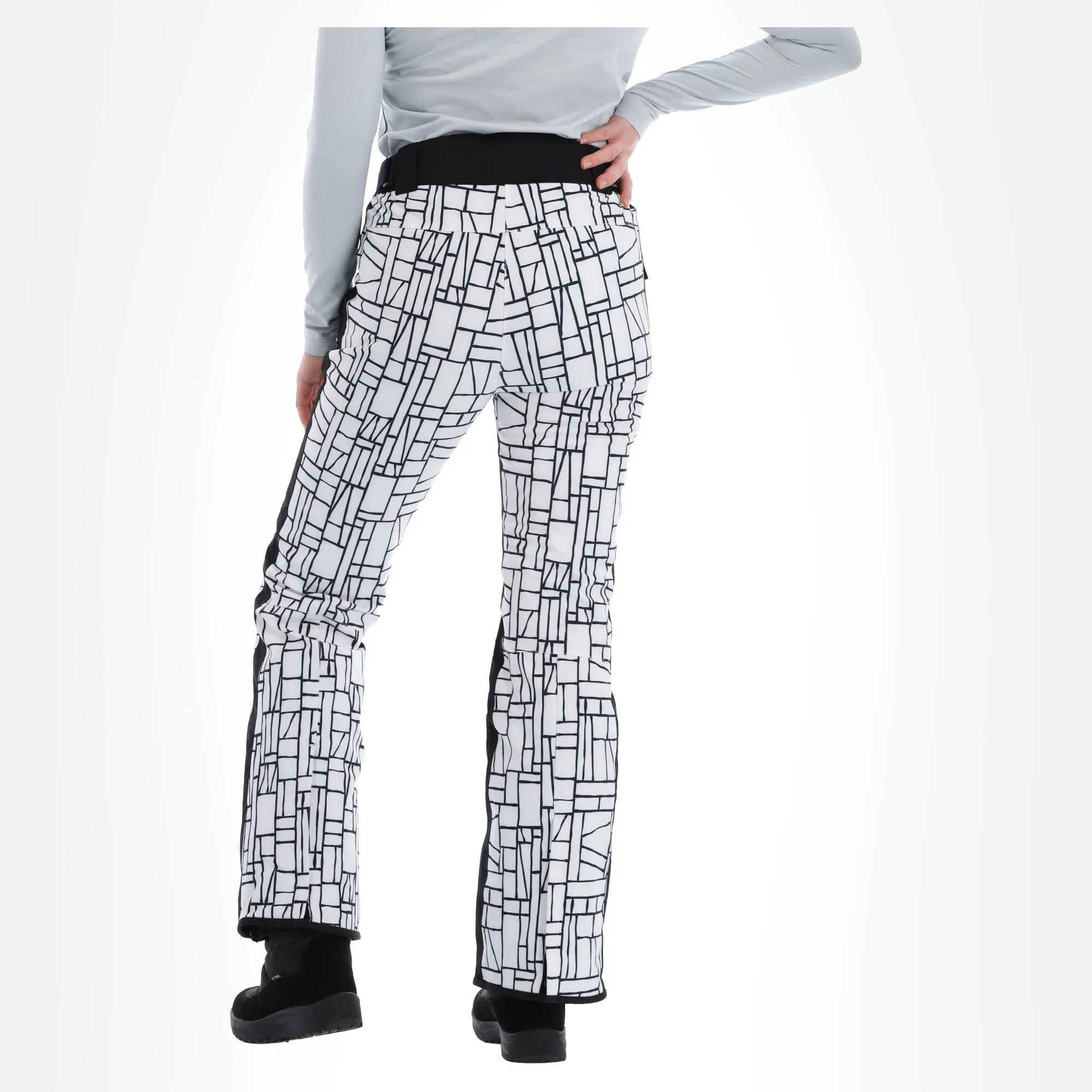 CMP, 31W0046 Skibroek Dames Wit, Zwart 4 CMP, 31W0046 Skibroek Dames Wit, Zwart - Afbeelding 2