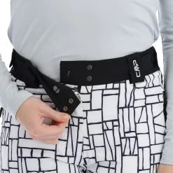 CMP, 31W0046 Skibroek Dames Wit, Zwart 13 CMP, 31W0046 Skibroek Dames Wit, Zwart -Ski-Jassen Winkel cmp 31w0046 ba skibroek gevoerd dames wit zwart 22cmpxx117v1 BI 05