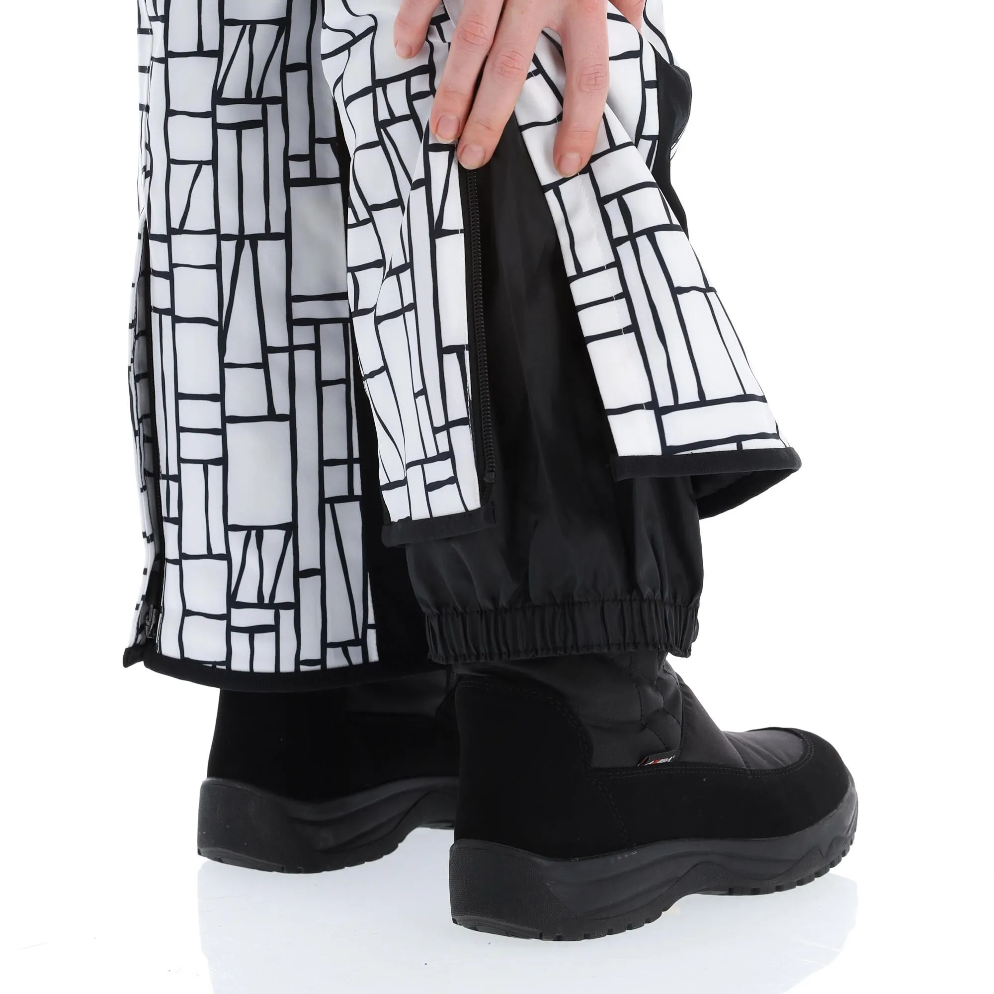 CMP, 31W0046 Skibroek Dames Wit, Zwart 8 CMP, 31W0046 Skibroek Dames Wit, Zwart - Afbeelding 6