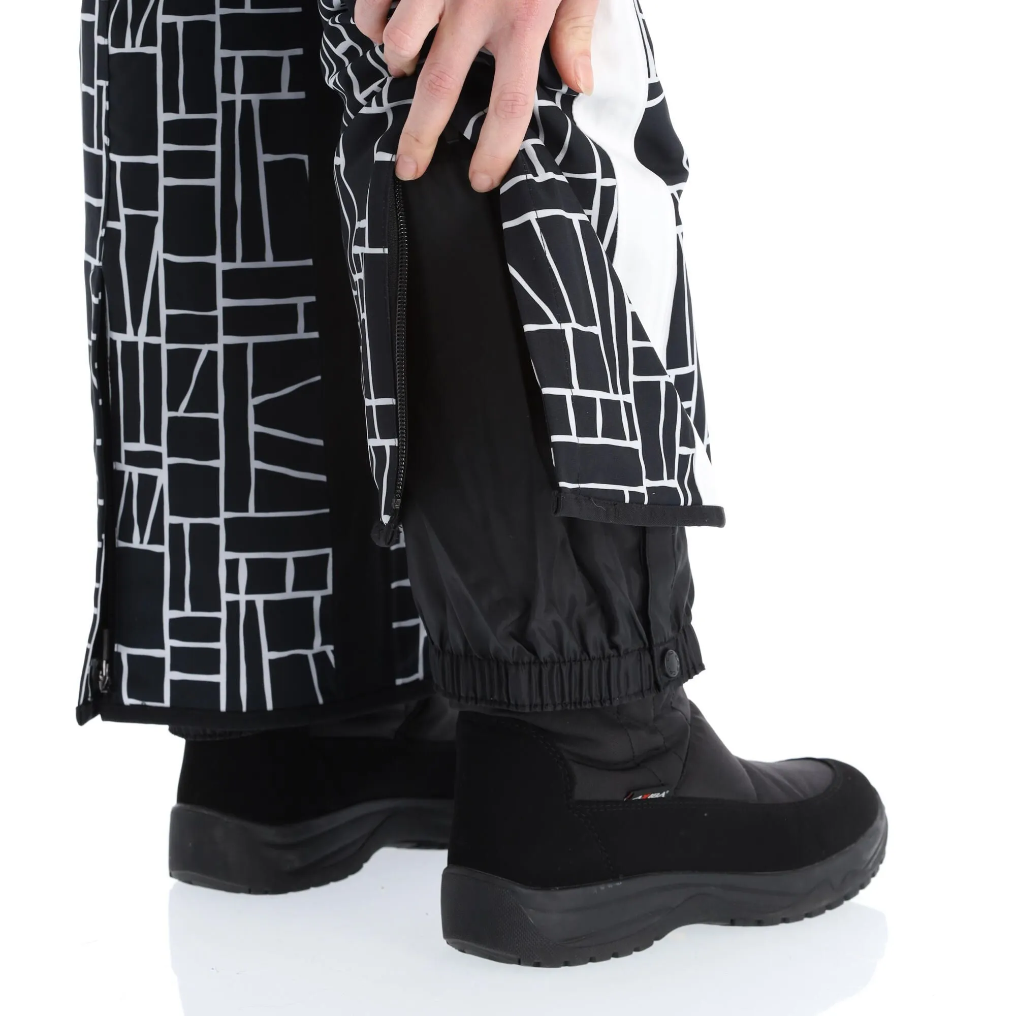 CMP, 31W0046 Skibroek Dames Wit, Zwart 8 CMP, 31W0046 Skibroek Dames Wit, Zwart - Afbeelding 6