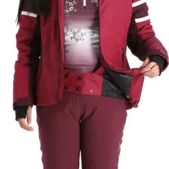 CMP, 31W0056 Ski-jas Dames Sangria Paars -Ski-Jassen Winkel cmp 31w0056 aa jas gevoerd dames sangria paars 22cmpxx118v4 BI 09