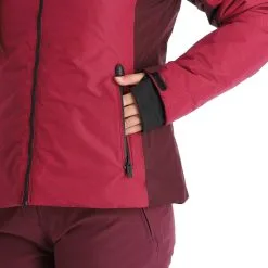 CMP, 31W0056 Ski-jas Dames Sangria Paars -Ski-Jassen Winkel cmp 31w0056 aa jas gevoerd dames sangria paars 22cmpxx118v4 BI 11