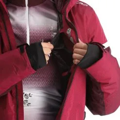 CMP, 31W0056 Ski-jas Dames Sangria Paars -Ski-Jassen Winkel cmp 31w0056 aa jas gevoerd dames sangria paars 22cmpxx118v4 BI 12