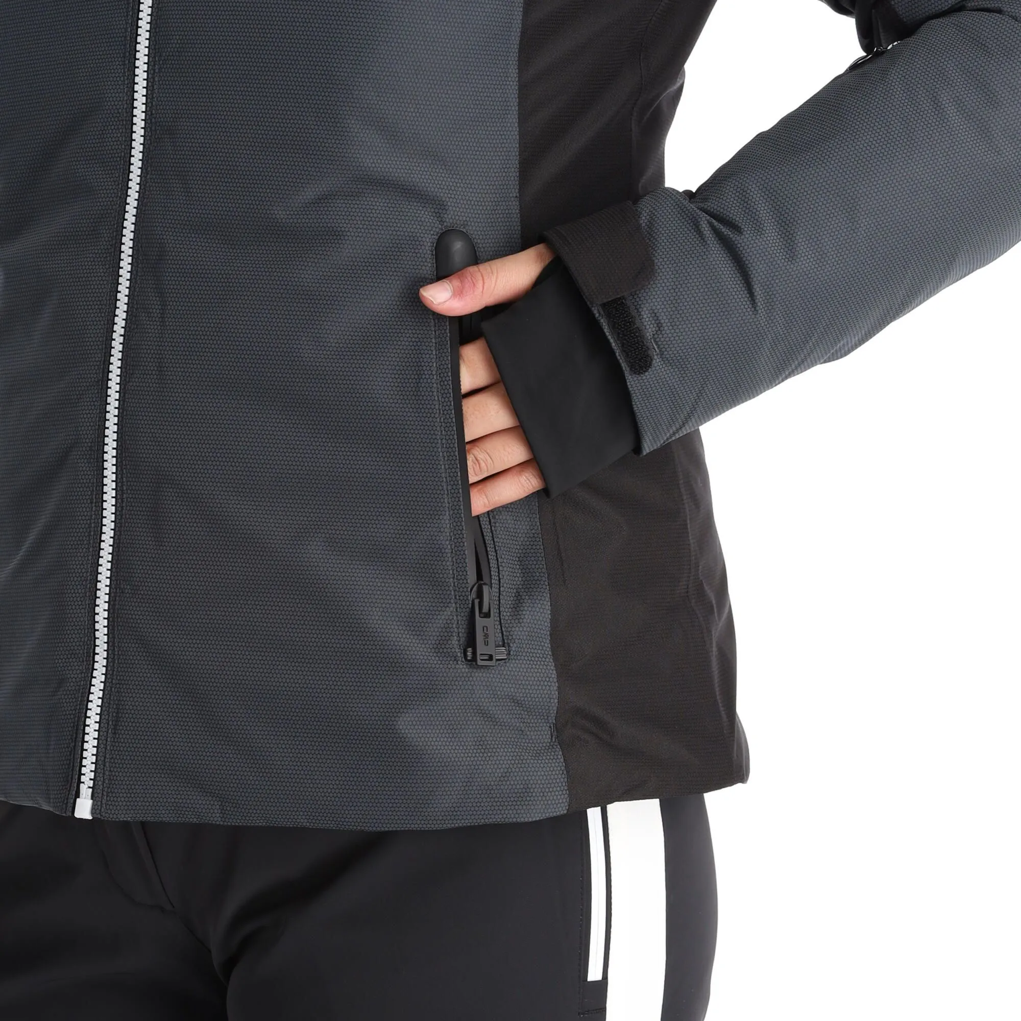 CMP, 31W0056 Ski-jas Dames Titanio Grijs 12 CMP, 31W0056 Ski-jas Dames Titanio Grijs - Afbeelding 10