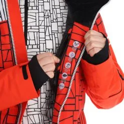 CMP, 31W0076 Ski-jas Dames Grenadine Rood -Ski-Jassen Winkel cmp 31w0076 aa jas gevoerd dames grenadine rood 22cmpxx119v1 BI 11