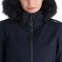 CMP, 31W0196F Ski-jas Dames Blauw -Ski-Jassen Winkel cmp 31w0196f aa jas gevoerd dames blauw 22cmpxx124v5 BI 07