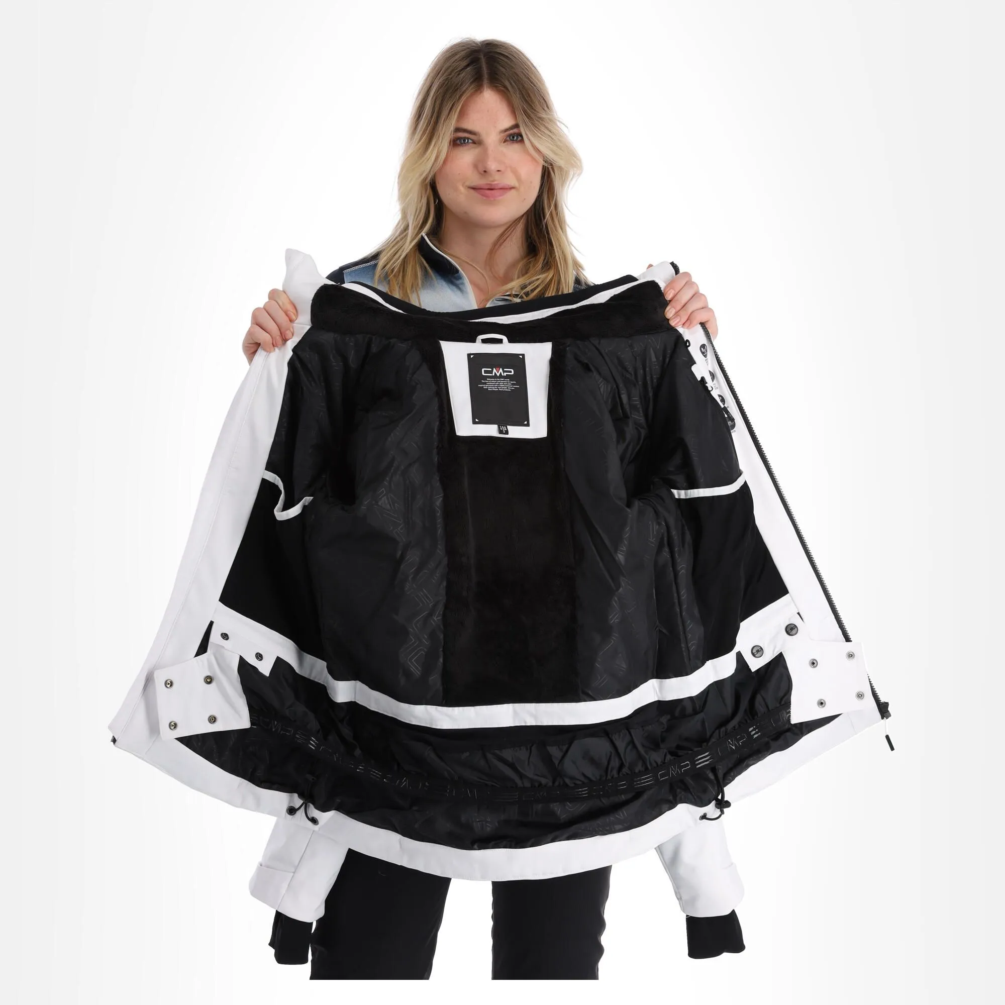 CMP, 31W0196F Ski-jas Dames Wit 7 CMP, 31W0196F Ski-jas Dames Wit - Afbeelding 5