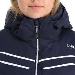 CMP, 31W0216 Ski-jas Dames Blauw -Ski-Jassen Winkel cmp 31w0216 aa jas gevoerd dames blauw 22cmpxx125v1 BI 07