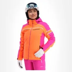 CMP, 31W0216 Ski-jas Dames Flamingo Fluo Oranje