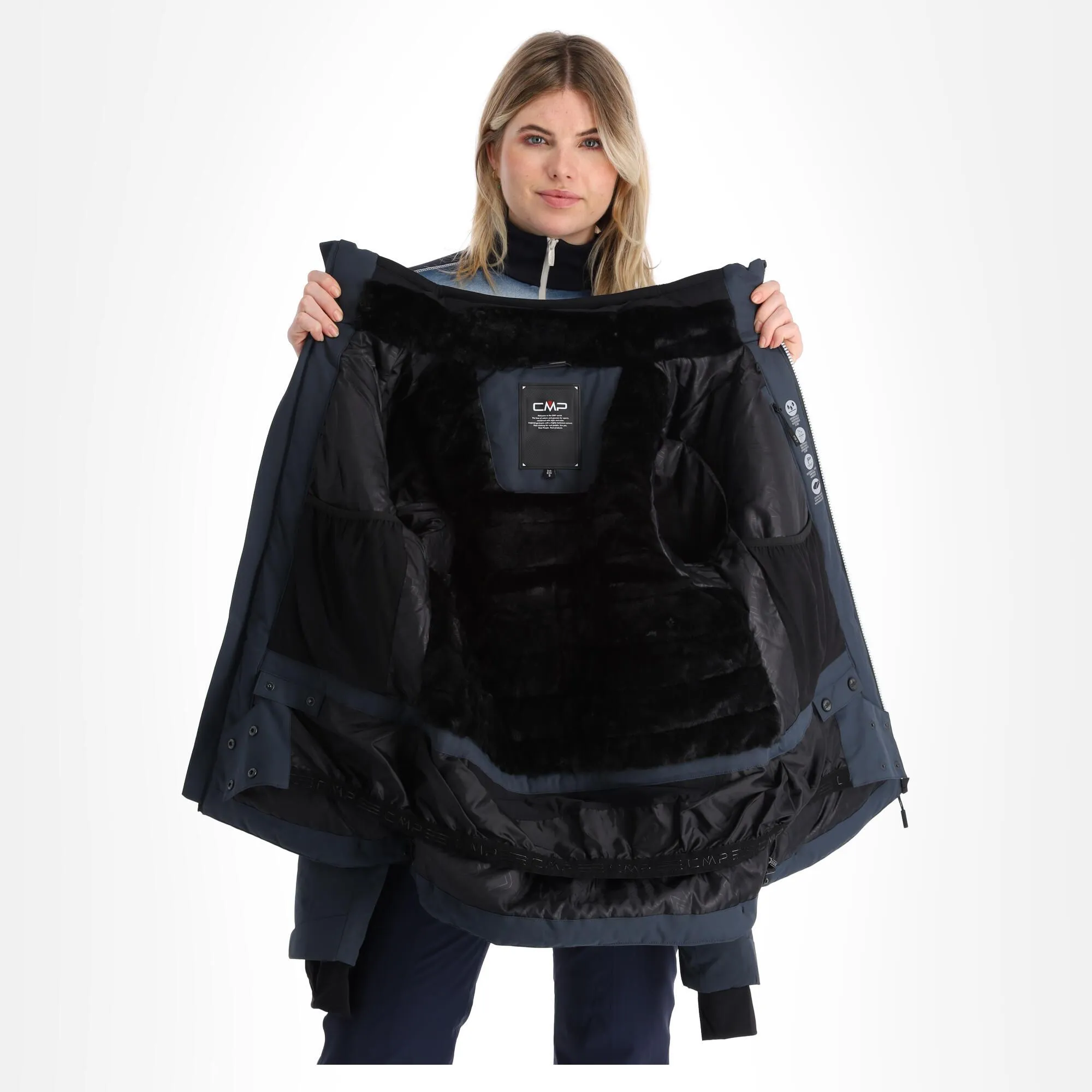 CMP, 31W0216 Ski-jas Dames Titanio Grijs 7 CMP, 31W0216 Ski-jas Dames Titanio Grijs - Afbeelding 5