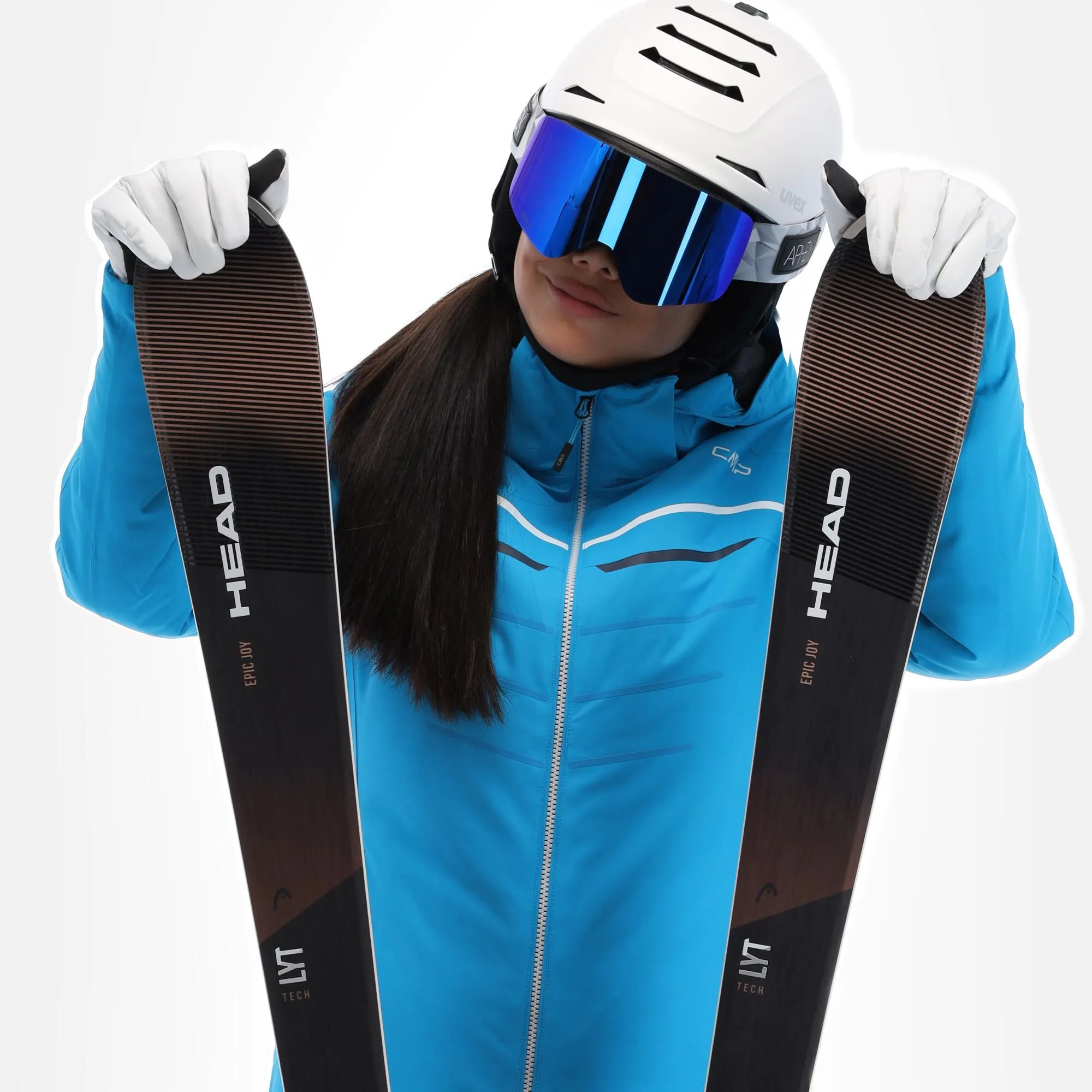 CMP, 31W0216 Ski-jas Dames Turquioise Blauw 6 CMP, 31W0216 Ski-jas Dames Turquioise Blauw - Afbeelding 4