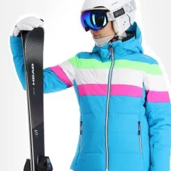 CMP, 31W0246 Ski-jas Dames Turquioise Blauw 16 CMP, 31W0246 Ski-jas Dames Turquioise Blauw -Ski-Jassen Winkel cmp 31w0246 aa jas gevoerd dames turquioise blauw 22cmpxx127v2 BI 05