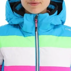 CMP, 31W0246 Ski-jas Dames Turquioise Blauw 22 CMP, 31W0246 Ski-jas Dames Turquioise Blauw -Ski-Jassen Winkel cmp 31w0246 aa jas gevoerd dames turquioise blauw 22cmpxx127v2 BI 11
