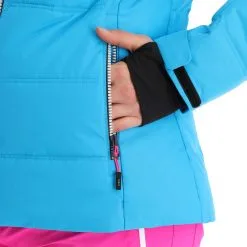 CMP, 31W0246 Ski-jas Dames Turquioise Blauw 23 CMP, 31W0246 Ski-jas Dames Turquioise Blauw -Ski-Jassen Winkel cmp 31w0246 aa jas gevoerd dames turquioise blauw 22cmpxx127v2 BI 12