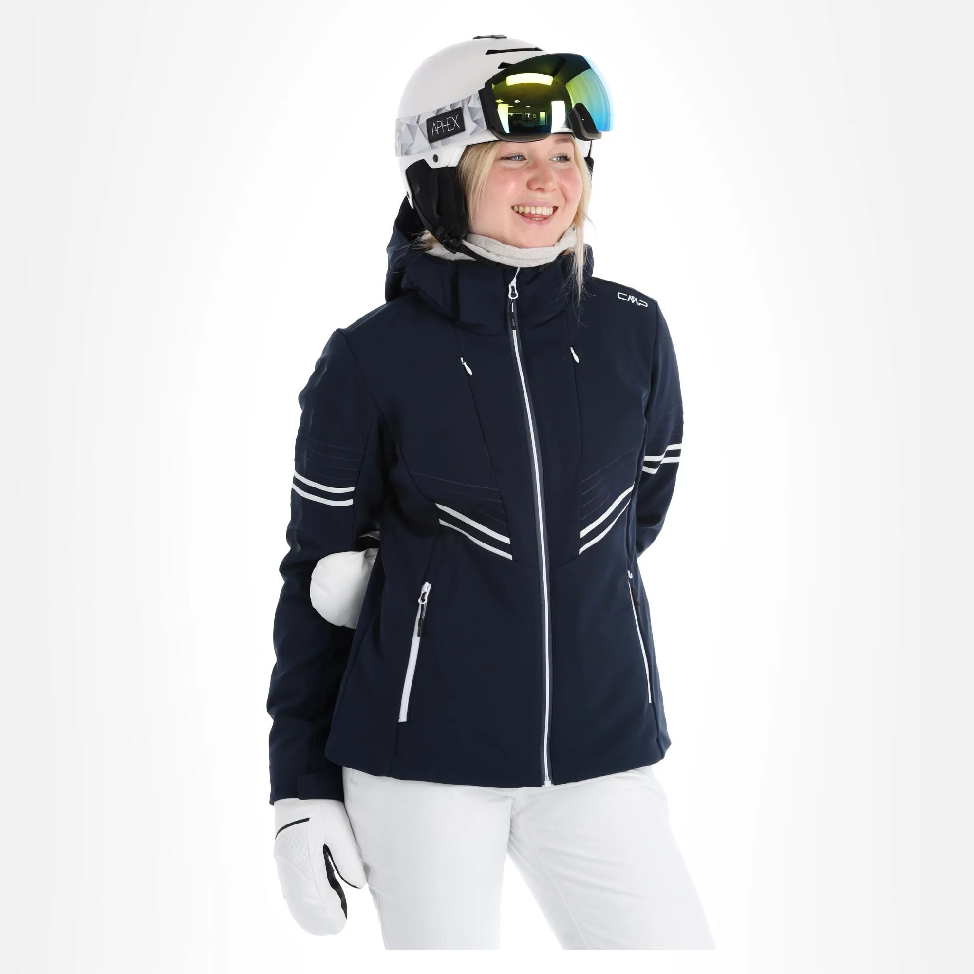 CMP, 32W0226 Ski-jas Dames Blauw 5 CMP, 32W0226 Ski-jas Dames Blauw - Afbeelding 3