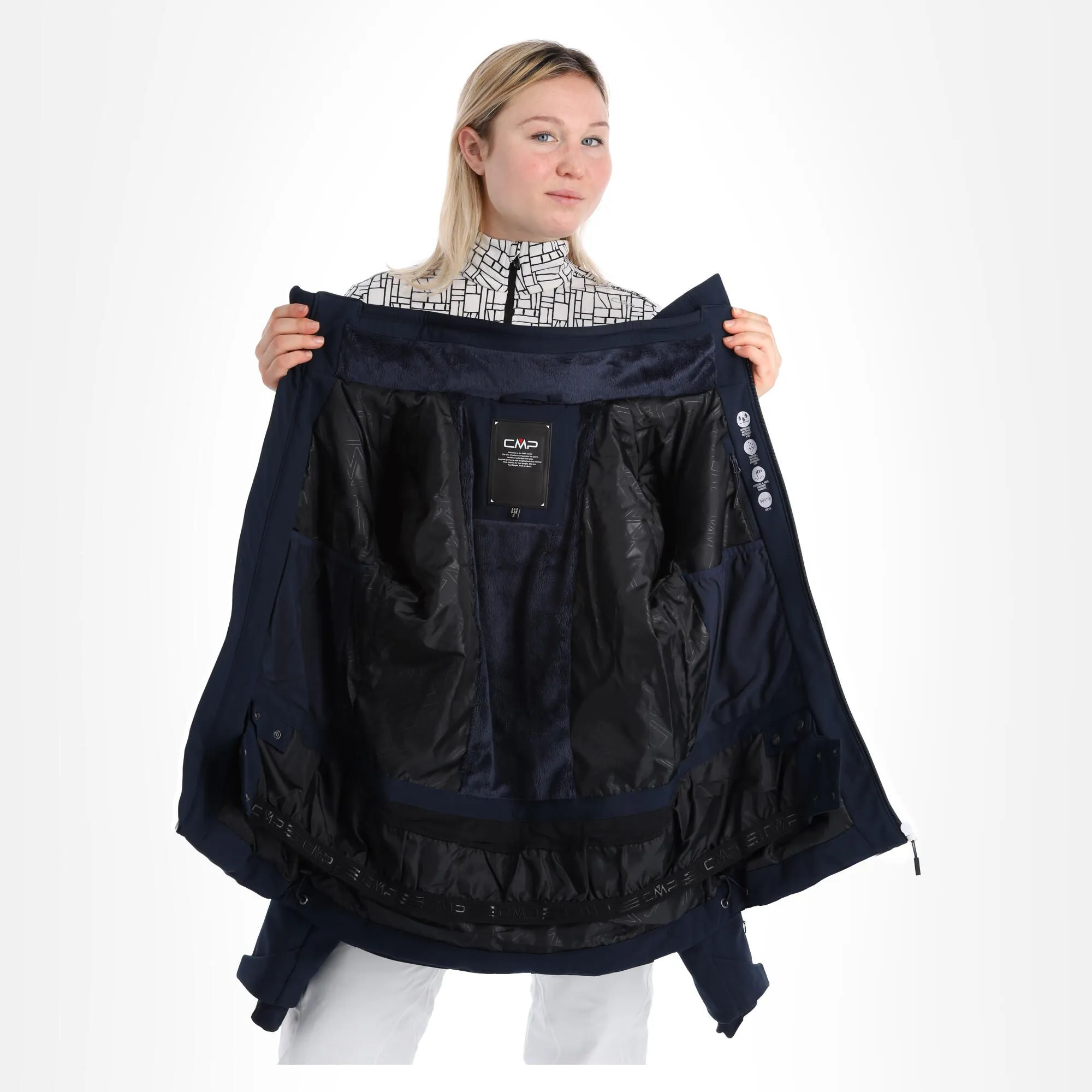 CMP, 32W0226 Ski-jas Dames Blauw 7 CMP, 32W0226 Ski-jas Dames Blauw - Afbeelding 5