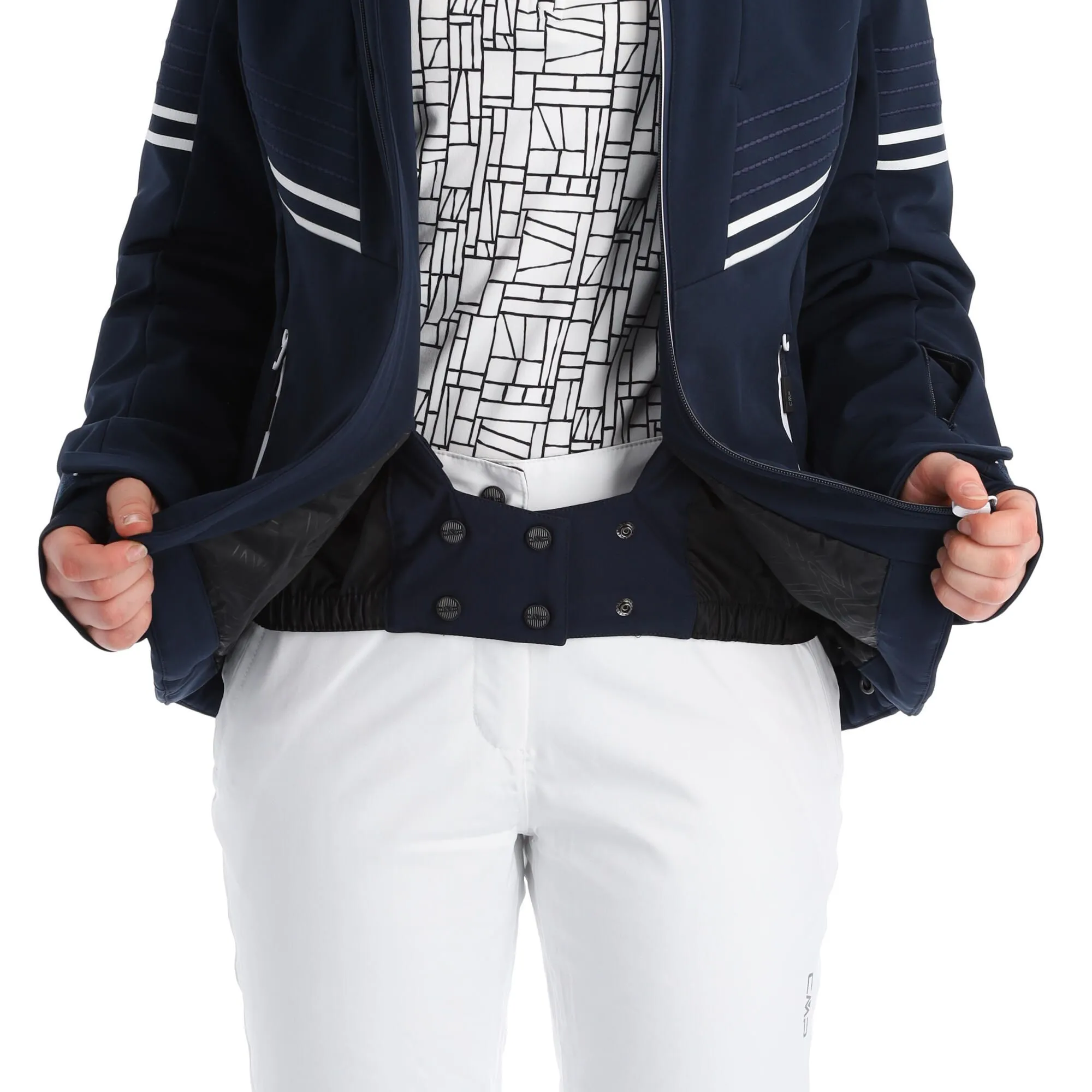 CMP, 32W0226 Ski-jas Dames Blauw 10 CMP, 32W0226 Ski-jas Dames Blauw - Afbeelding 8