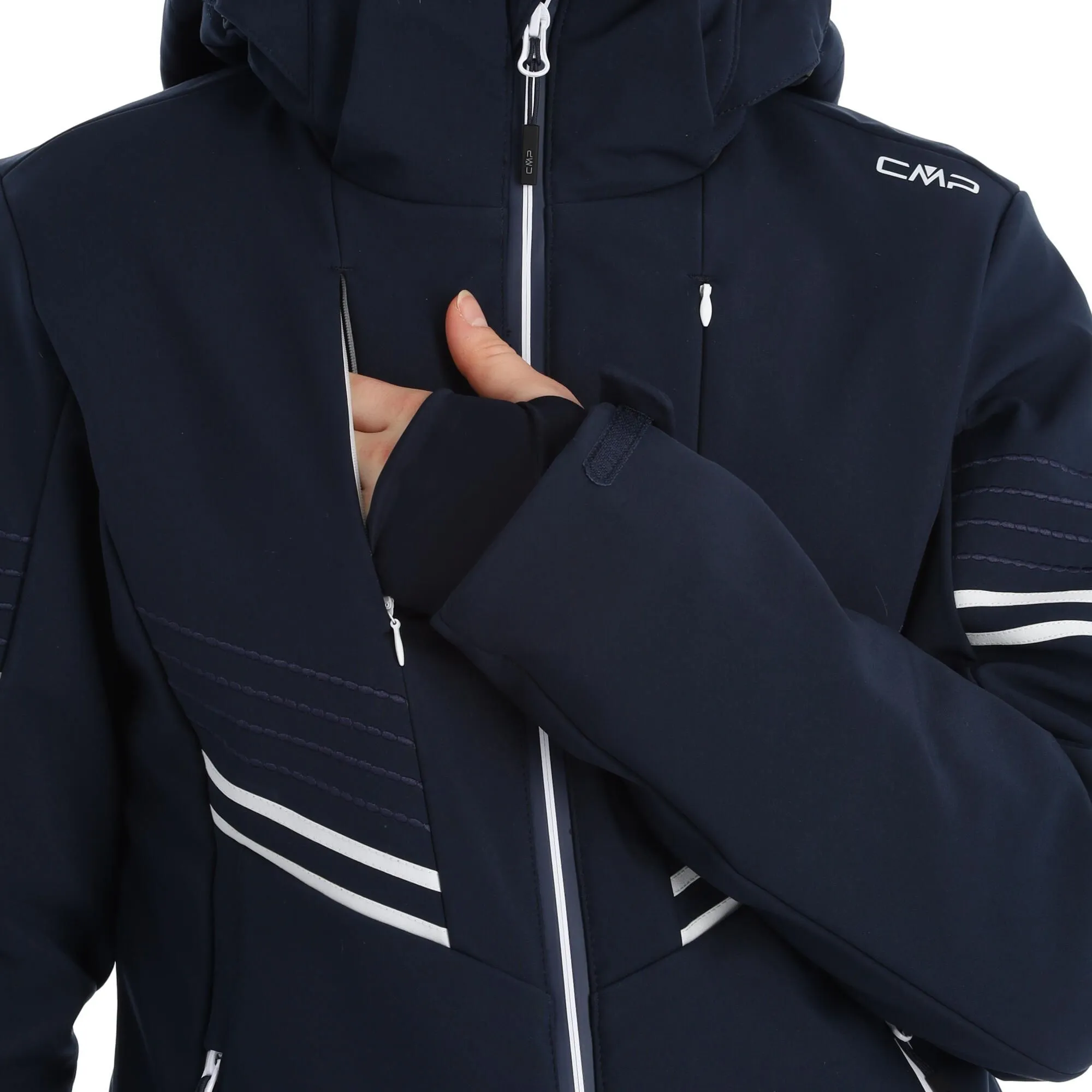 CMP, 32W0226 Ski-jas Dames Blauw 12 CMP, 32W0226 Ski-jas Dames Blauw - Afbeelding 10