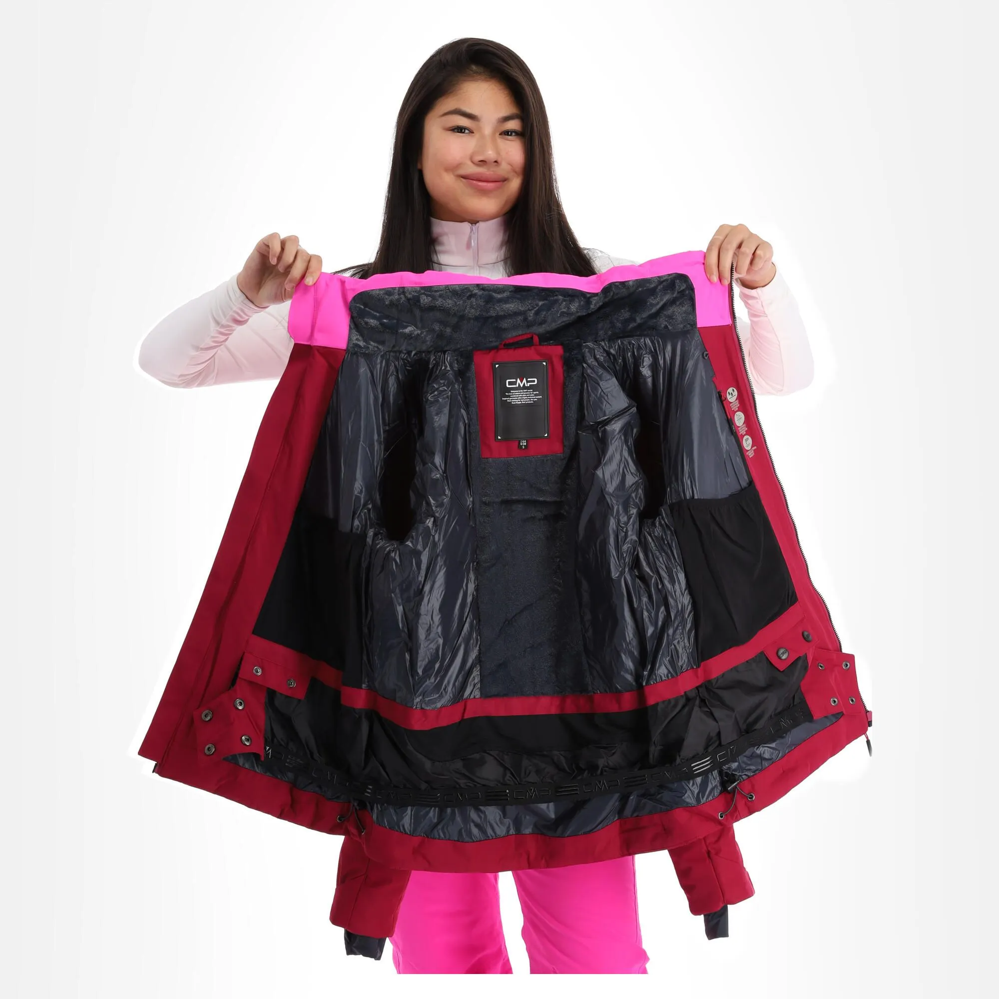 CMP, 32W0236 Ski-jas Dames Sangria Paars 7 CMP, 32W0236 Ski-jas Dames Sangria Paars - Afbeelding 5