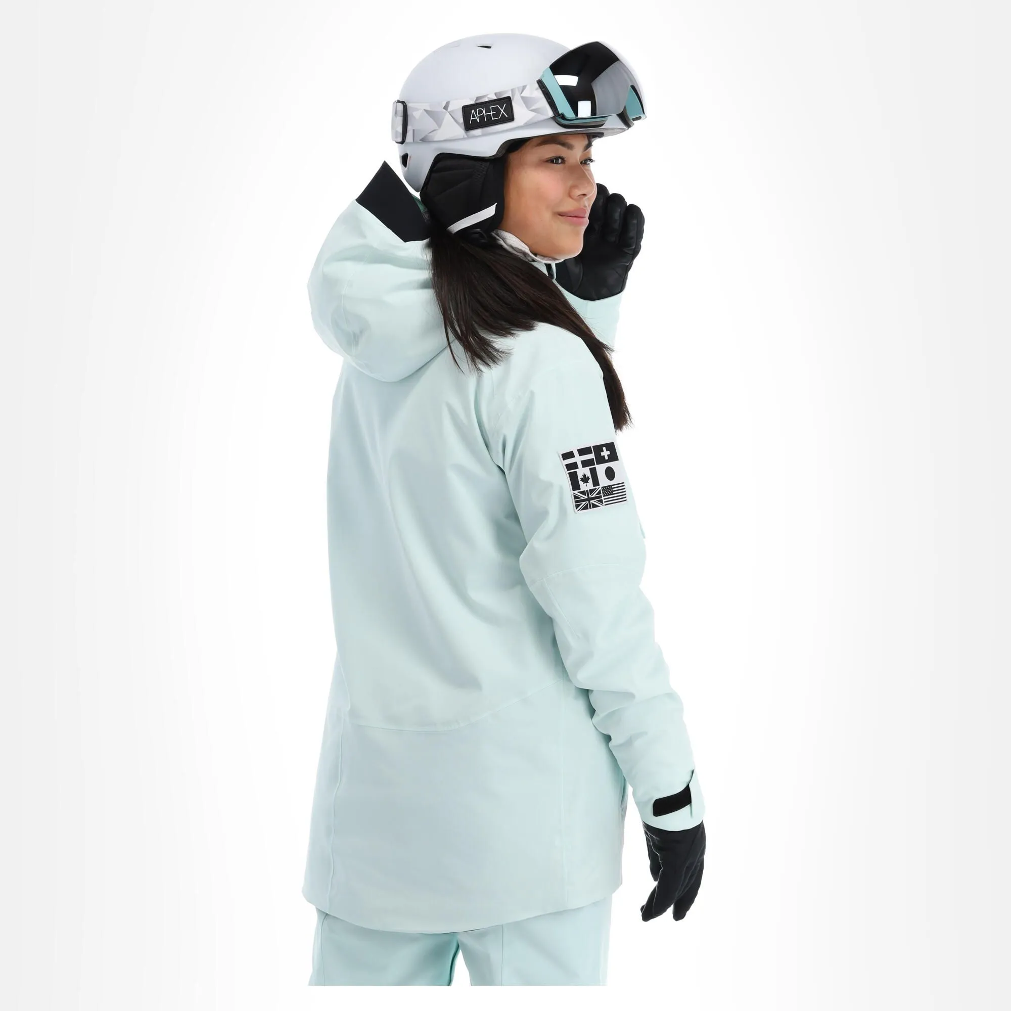 ColourWear, Cake 2.0 Jackorak Ski-jas Dames Light Turquoise Blauw 4 ColourWear, Cake 2.0 Jackorak Ski-jas Dames Light Turquoise Blauw - Afbeelding 2