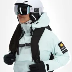 ColourWear, Cake 2.0 Jackorak Ski-jas Dames Light Turquoise Blauw 19 ColourWear, Cake 2.0 Jackorak Ski-jas Dames Light Turquoise Blauw -Ski-Jassen Winkel colourwear cake 2 0 jackorak aa jas gevoerd dames light turquoise 22colou109v1 BI 05
