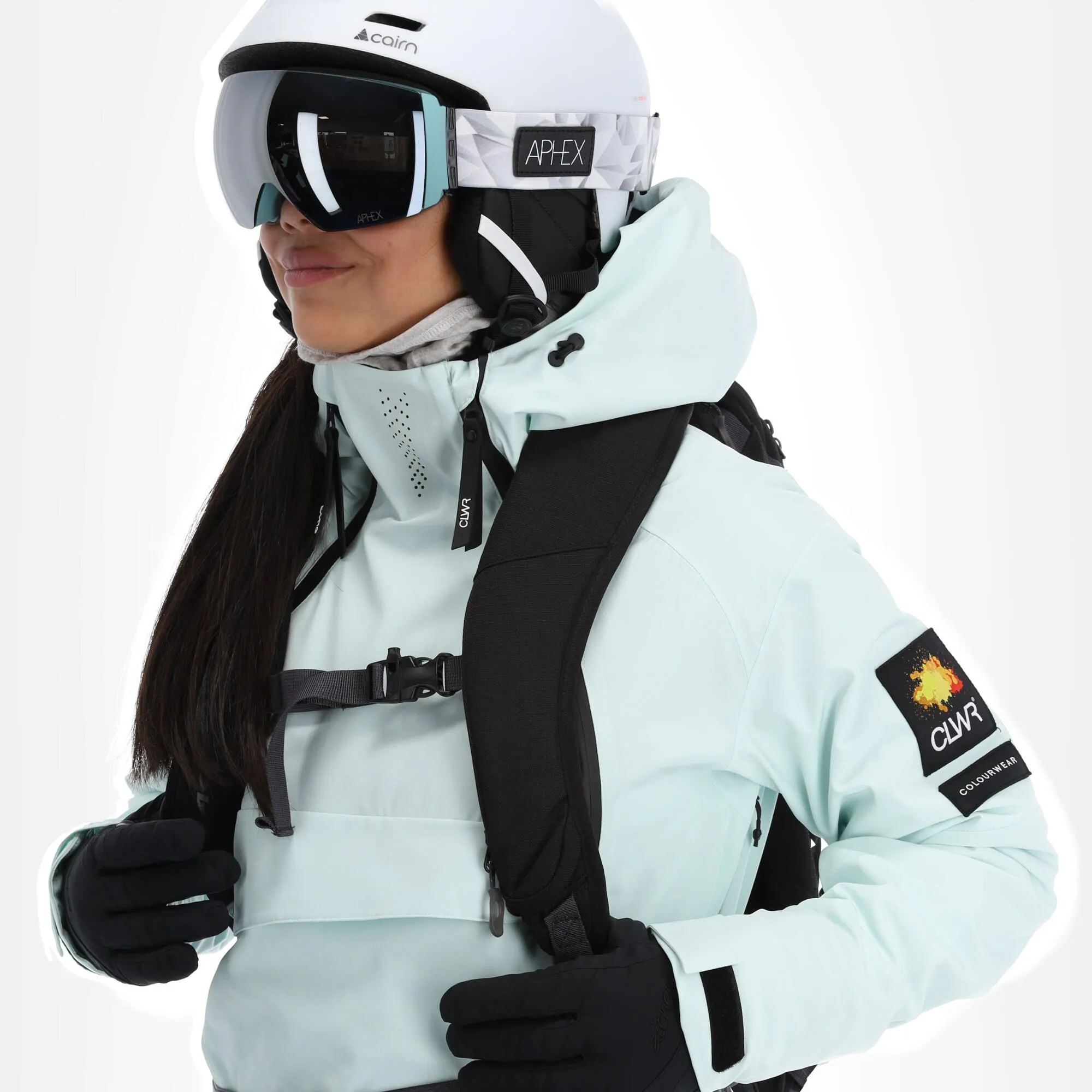 ColourWear, Cake 2.0 Jackorak Ski-jas Dames Light Turquoise Blauw 6 ColourWear, Cake 2.0 Jackorak Ski-jas Dames Light Turquoise Blauw - Afbeelding 4