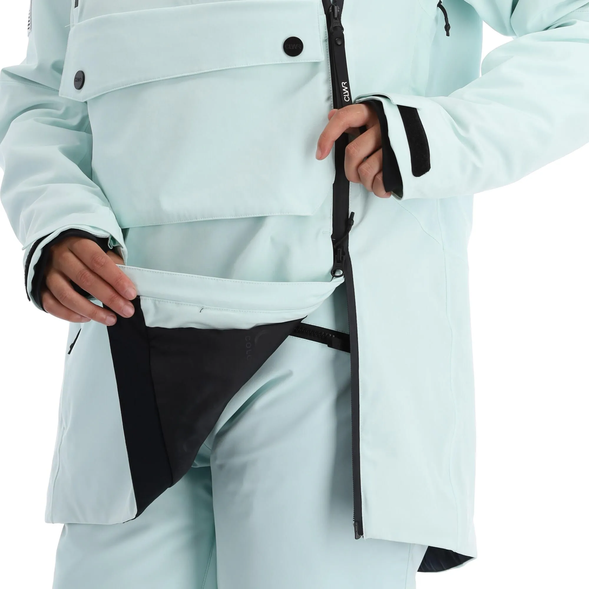 ColourWear, Cake 2.0 Jackorak Ski-jas Dames Light Turquoise Blauw 12 ColourWear, Cake 2.0 Jackorak Ski-jas Dames Light Turquoise Blauw - Afbeelding 10