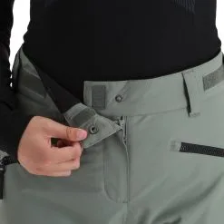 ColourWear, Cork Pant Skibroek Dames Grey Groen -Ski-Jassen Winkel colourwear cork pant ba skibroek gevoerd dames grey groen 22colou111v5 BI 05