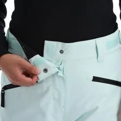ColourWear, Cork Pant Skibroek Dames Light Turquoise Blauw -Ski-Jassen Winkel colourwear cork pant ba skibroek gevoerd dames light turquoise 22colou111v4 BI 05