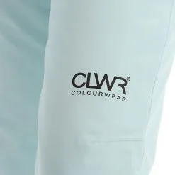 ColourWear, Cork Pant Skibroek Dames Light Turquoise Blauw -Ski-Jassen Winkel colourwear cork pant ba skibroek gevoerd dames light turquoise 22colou111v4 BI 10
