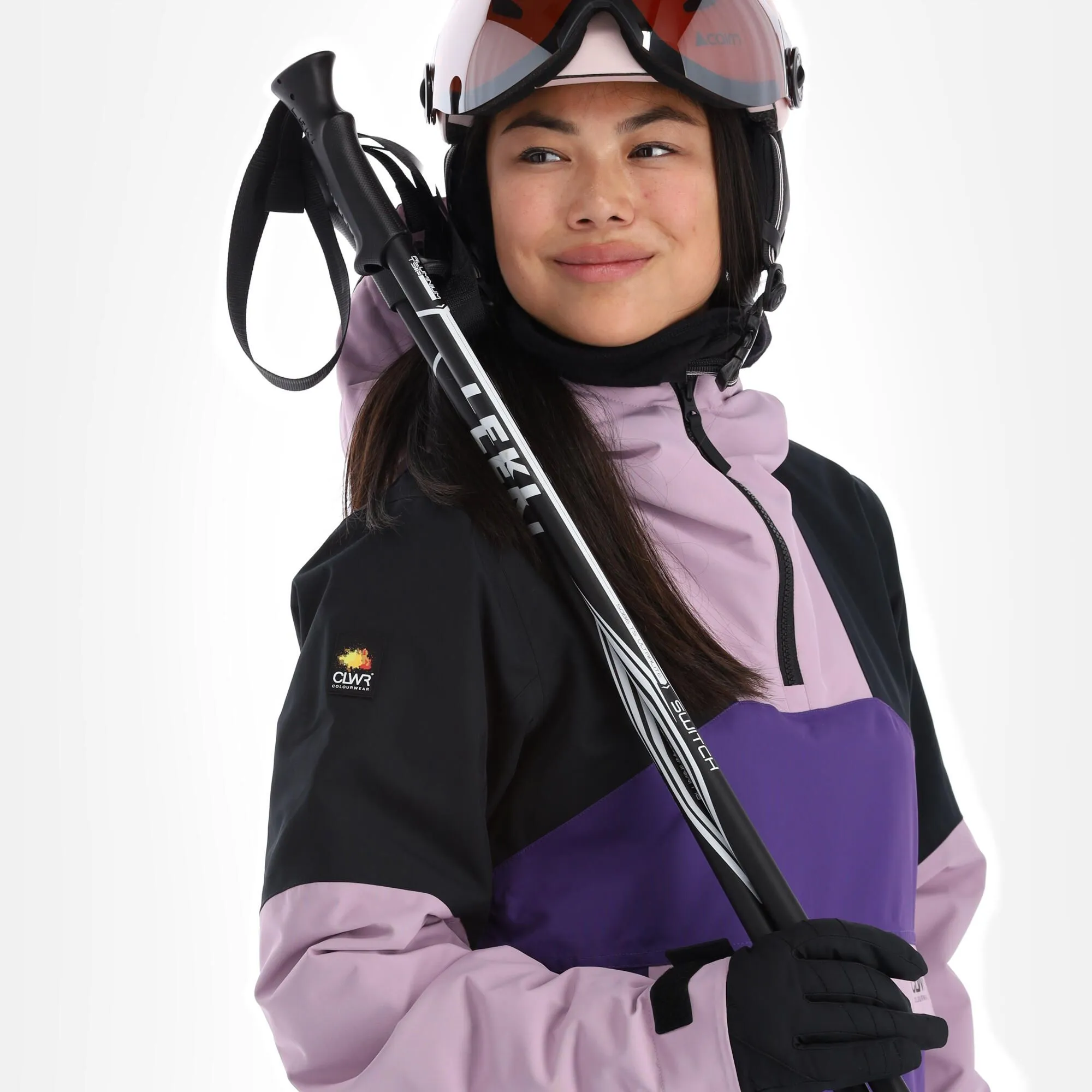 ColourWear, Homage Anorak Winter Anorak Dames Paars 6 ColourWear, Homage Anorak Winter Anorak Dames Paars - Afbeelding 4