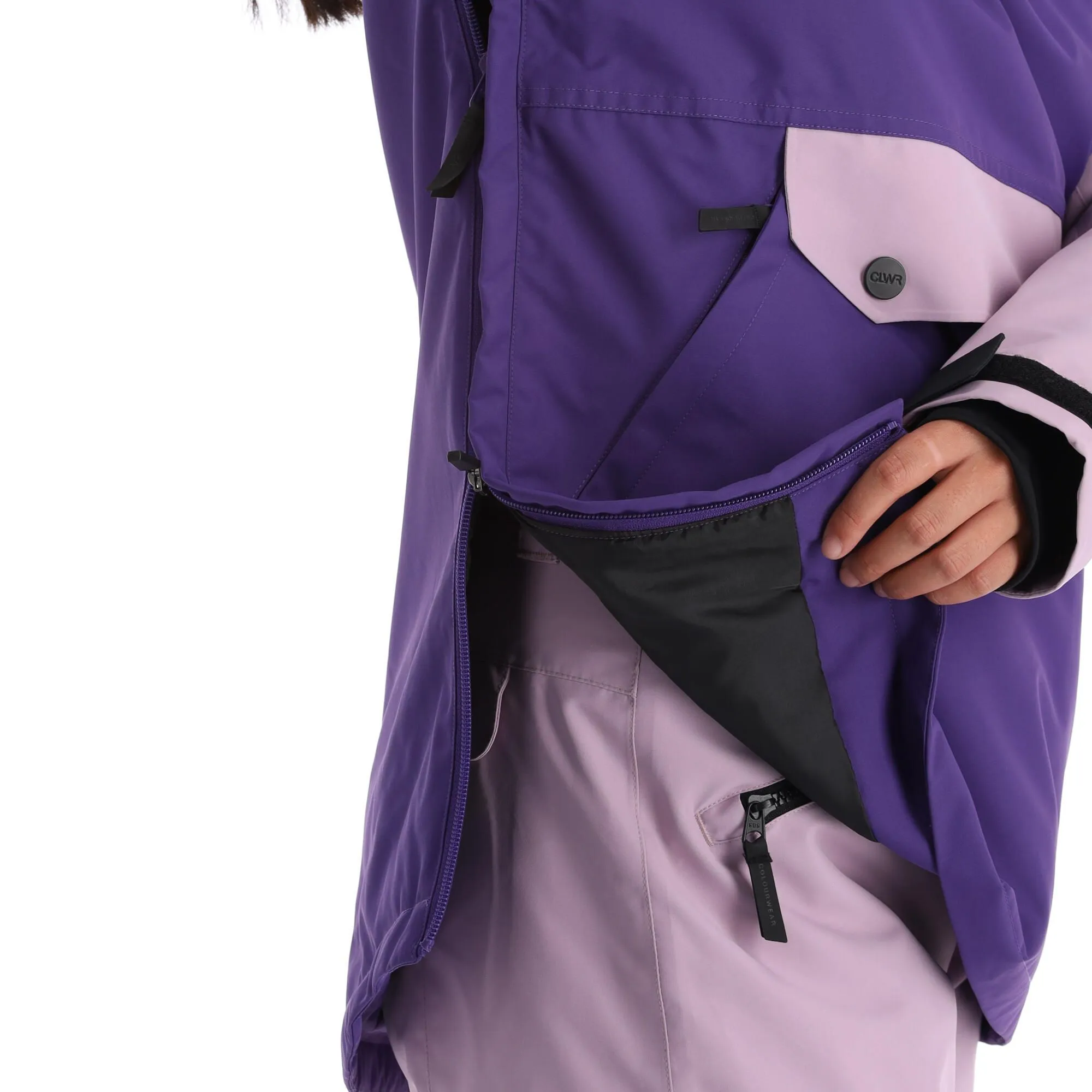 ColourWear, Homage Anorak Winter Anorak Dames Paars 11 ColourWear, Homage Anorak Winter Anorak Dames Paars - Afbeelding 9