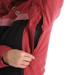 Dare2b, Conveyed Ski-jas Dames Earth Roze, Zwart 22 Dare2b, Conveyed Ski-jas Dames Earth Roze, Zwart -Ski-Jassen Winkel dare2b conveyed aa jas gevoerd dames earth roze zwart 22dare2153v4 BI 10