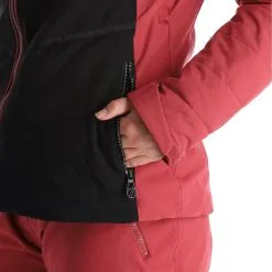 Dare2b, Conveyed Ski-jas Dames Earth Roze, Zwart 24 Dare2b, Conveyed Ski-jas Dames Earth Roze, Zwart -Ski-Jassen Winkel dare2b conveyed aa jas gevoerd dames earth roze zwart 22dare2153v4 BI 12