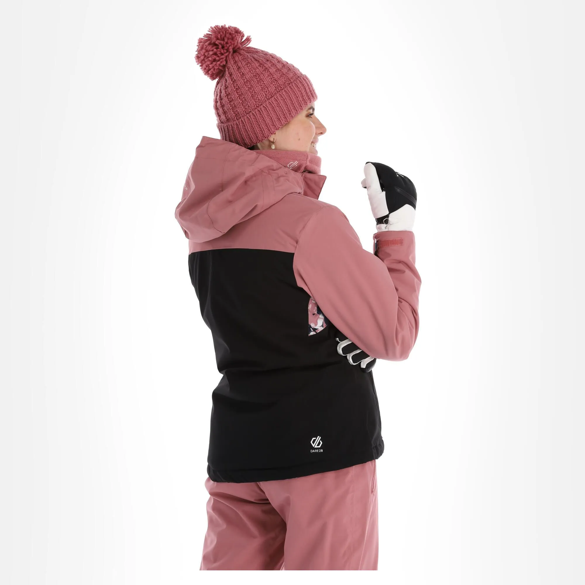 Dare2b, Determined Ski-jas Dames Mesa Roze 4 Dare2b, Determined Ski-jas Dames Mesa Roze - Afbeelding 2
