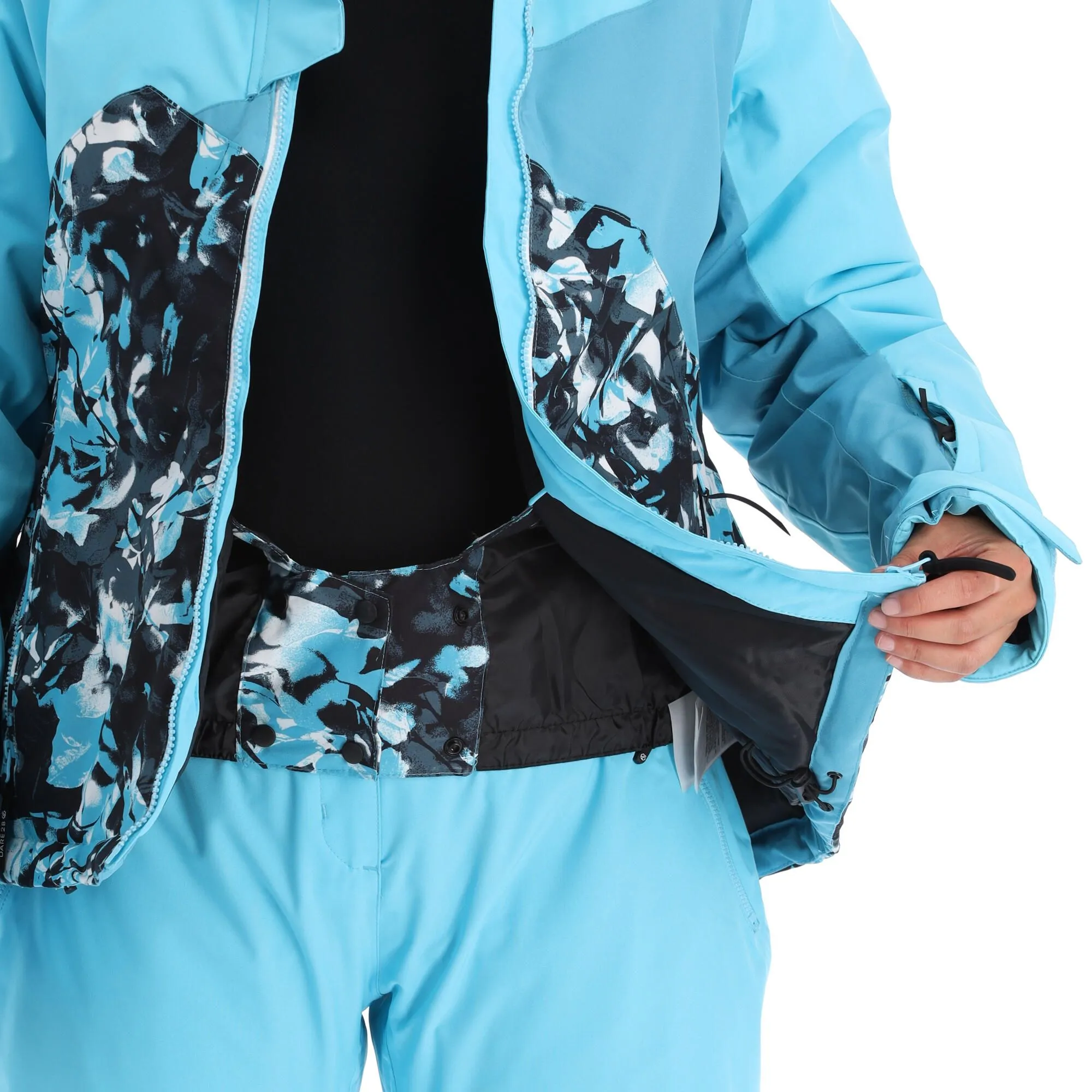 Dare2b, Determined Ski-jas Dames River Blauw 9 Dare2b, Determined Ski-jas Dames River Blauw - Afbeelding 7