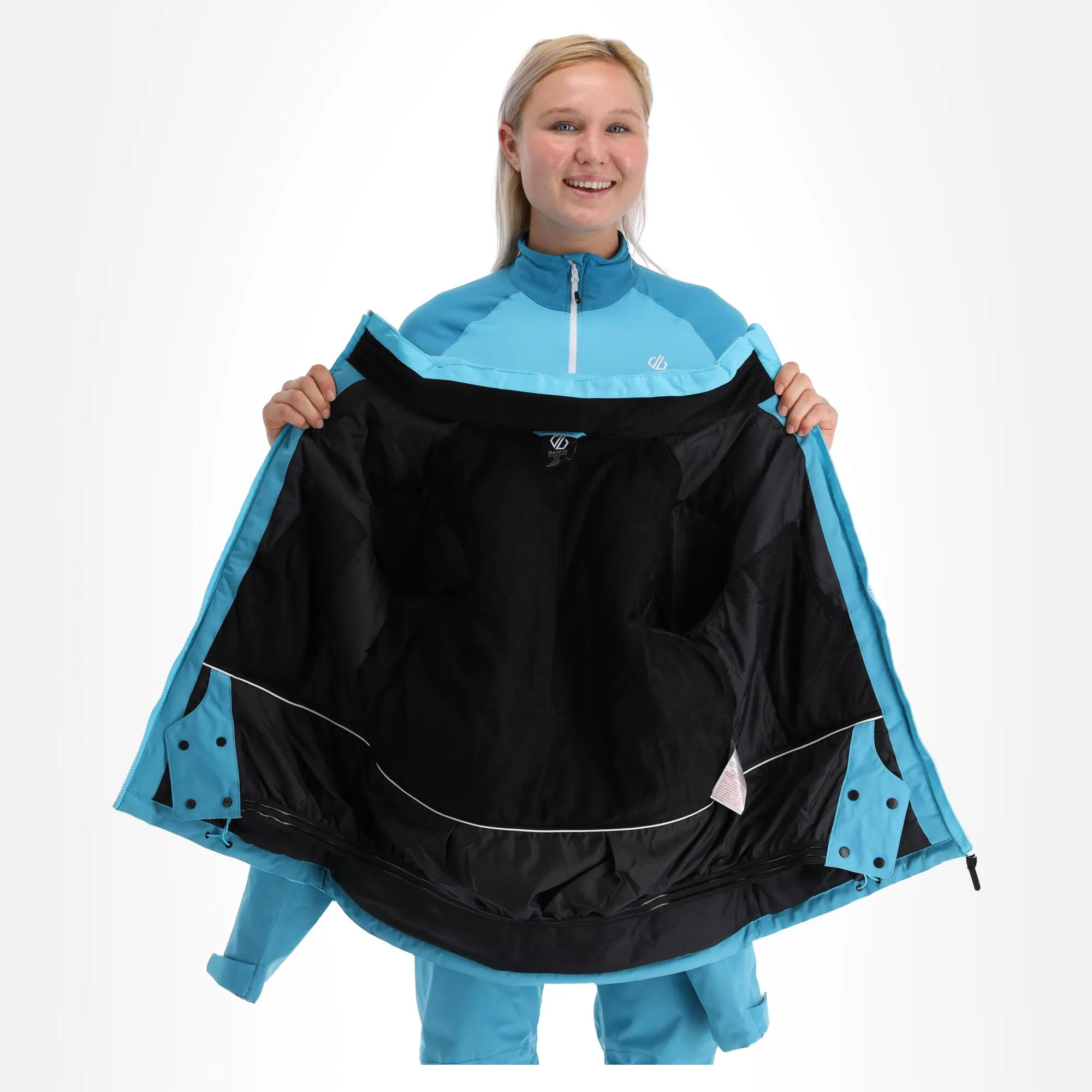 Dare2b, Enliven Ski-jas Dames Capri Blauw 6 Dare2b, Enliven Ski-jas Dames Capri Blauw - Afbeelding 4