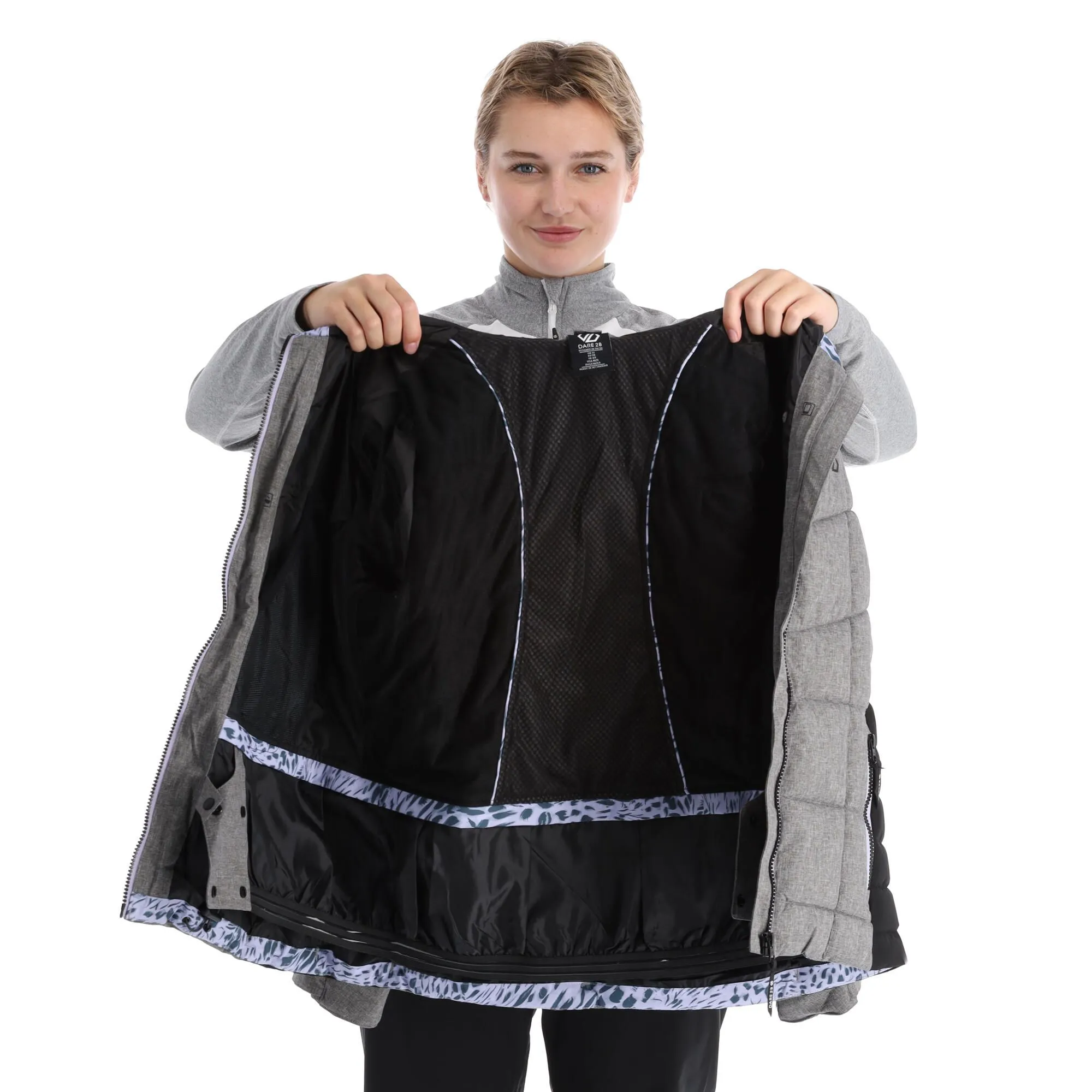 Dare2b, Expertise Ski-jas Dames Charcoal Grijs 7 Dare2b, Expertise Ski-jas Dames Charcoal Grijs - Afbeelding 5