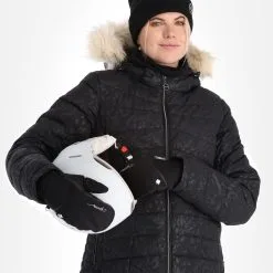 Dare2b, Glamorize III Ski-jas Dames Cire Petal Print Zwart -Ski-Jassen Winkel dare2b glamorize iii aa jas gevoerd dames cire petal print zwart 22dare2159v3 BI 05