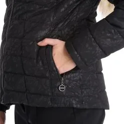 Dare2b, Glamorize III Ski-jas Dames Cire Petal Print Zwart -Ski-Jassen Winkel dare2b glamorize iii aa jas gevoerd dames cire petal print zwart 22dare2159v3 BI 10