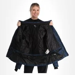 Dare2b, Glamorize III Ski-jas Dames Leopard Fusion Print Moonlight Denim Blauw -Ski-Jassen Winkel dare2b glamorize iii aa jas gevoerd dames leopard fusion print 22dare2159v5 BI 06