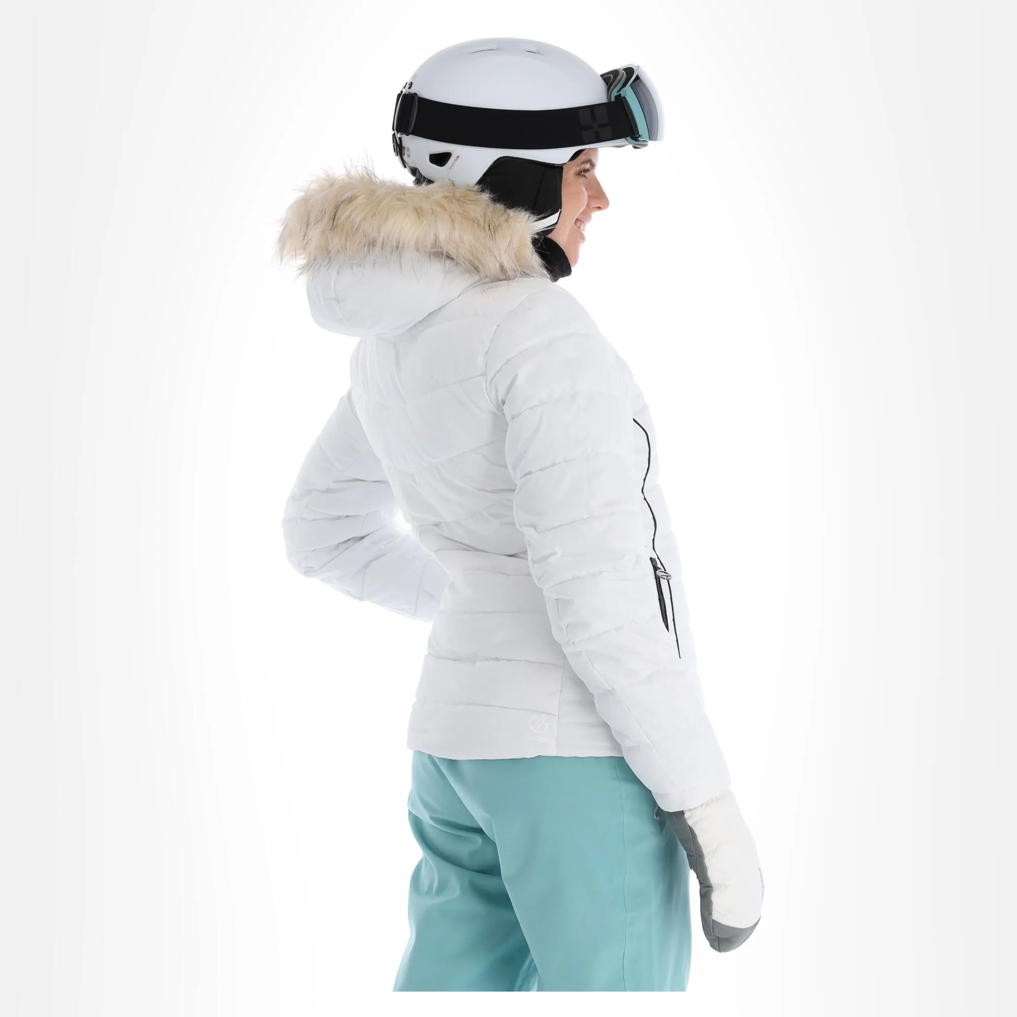 Dare2b, Glamorize III Ski-jas Dames Wit 4 Dare2b, Glamorize III Ski-jas Dames Wit - Afbeelding 2