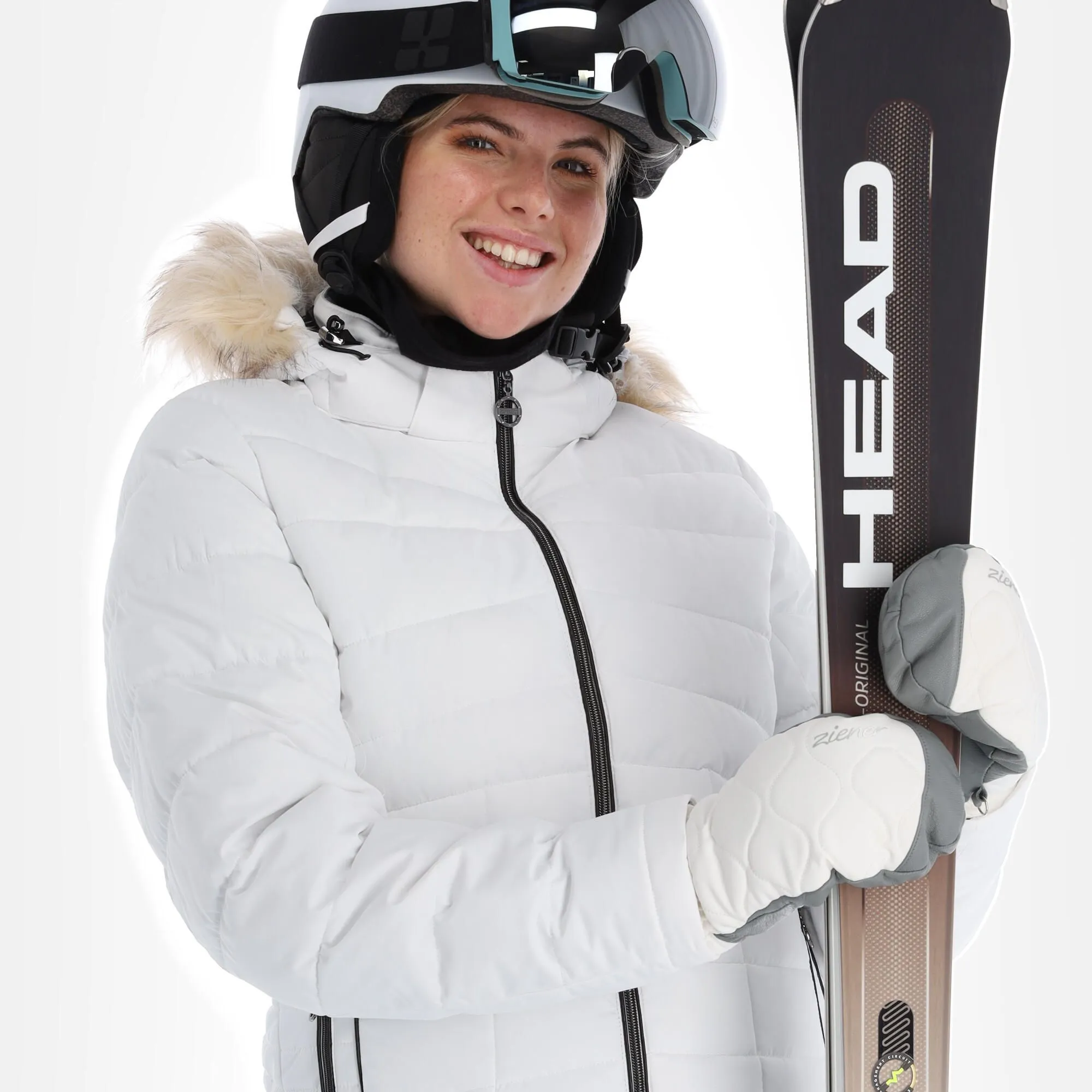 Dare2b, Glamorize III Ski-jas Dames Wit 6 Dare2b, Glamorize III Ski-jas Dames Wit - Afbeelding 4
