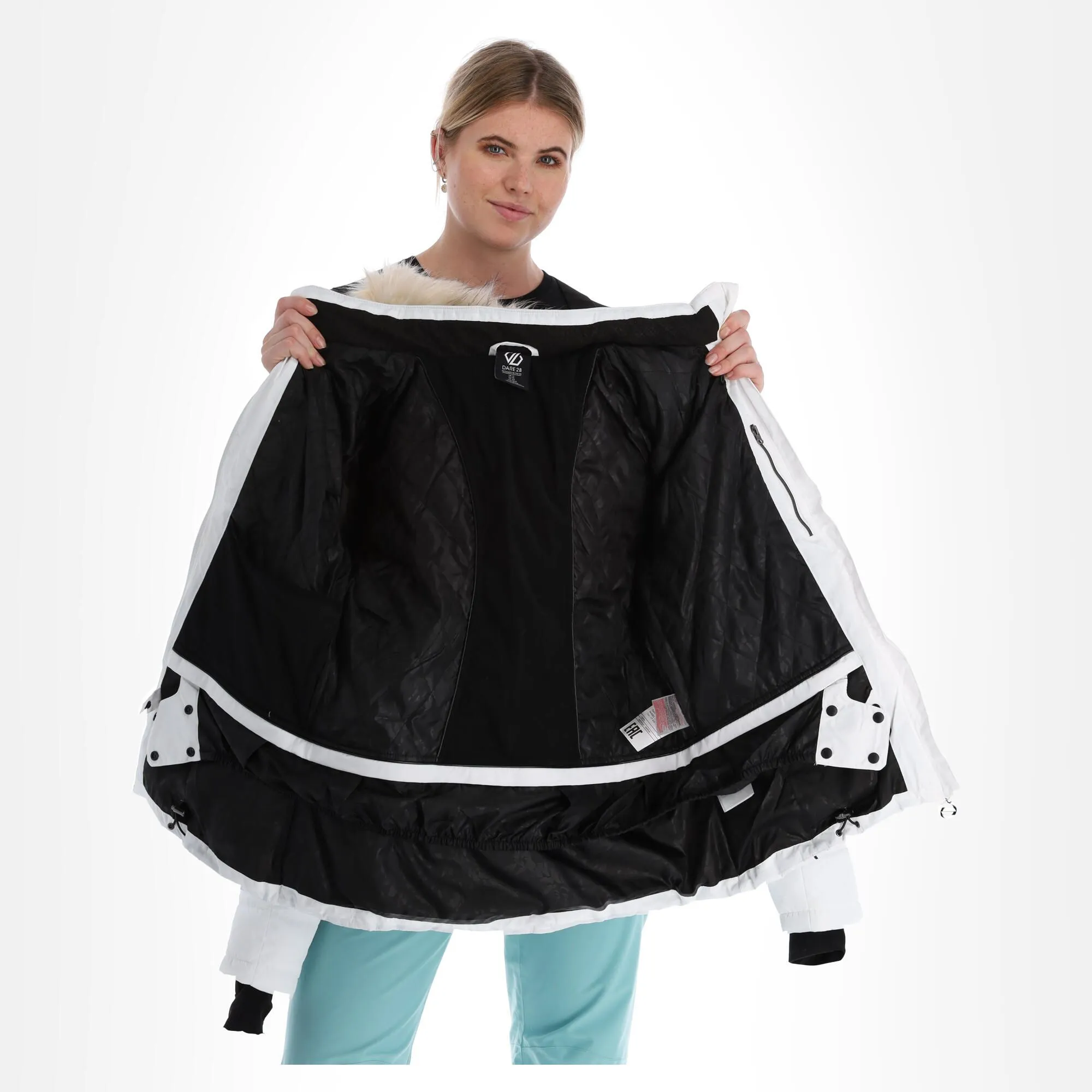 Dare2b, Glamorize III Ski-jas Dames Wit 7 Dare2b, Glamorize III Ski-jas Dames Wit - Afbeelding 5