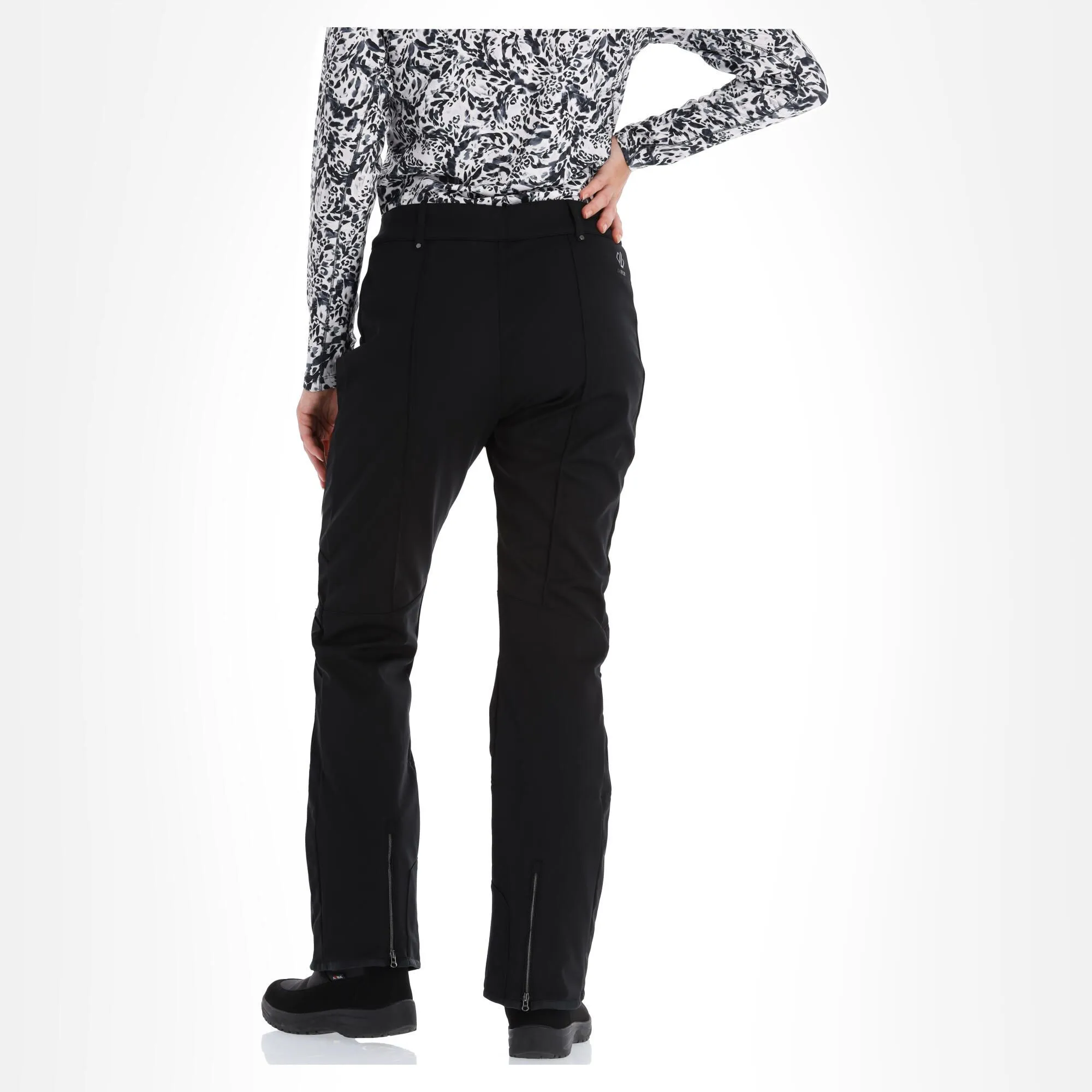 Dare2b, Inspired II Softshell Skibroek Dames Zwart 4 Dare2b, Inspired II Softshell Skibroek Dames Zwart - Afbeelding 2