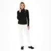 Dare2b, Lowline II Skipully Grote Maten Dames Zwart -Ski-Jassen Winkel dare2b lowline ii strtch ga ski pully plus size dames seville GA21dar133ex BI 01