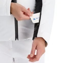 Dare2b, Prestige II Ski-jas Dames Monochrome Print Wit, Zwart -Ski-Jassen Winkel dare2b prestige ii aa jas gevoerd dames monochrome print wit 22dare2157v1 BI 07