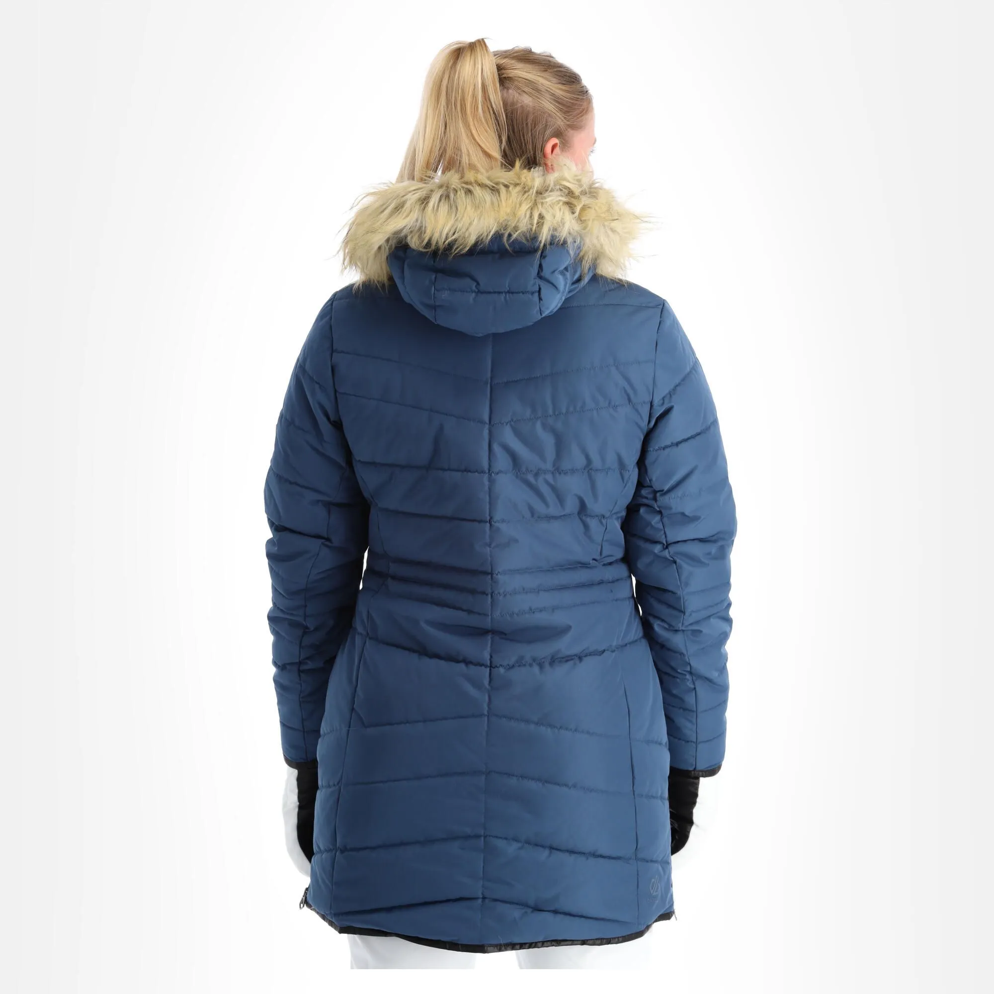 Dare2b, Striking Jacket Ski-jas Dames Dark Denim Blauw 4 Dare2b, Striking Jacket Ski-jas Dames Dark Denim Blauw - Afbeelding 2