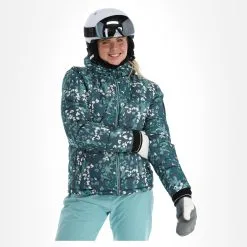 Dare2b, Verdict Ski-jas Dames Bold Animal Print Canton Groen -Ski-Jassen Winkel dare2b verdict aa jas gevoerd dames bold animal print canton 22dare2151v2 BI 04